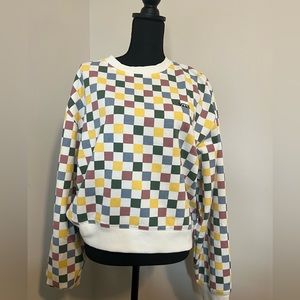 NWT Vans checkered sweatshirt XXL